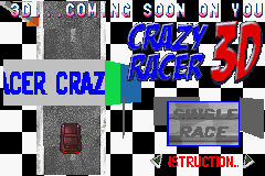 GT Racers title screen for GameBoy Advance